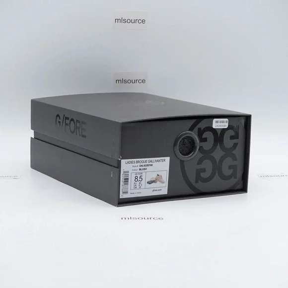 NEW G/FORE Women's Gallivanter Brogue Wingtip Golf Shoes G4LS22EF08 Blush - Picture 8 of 16